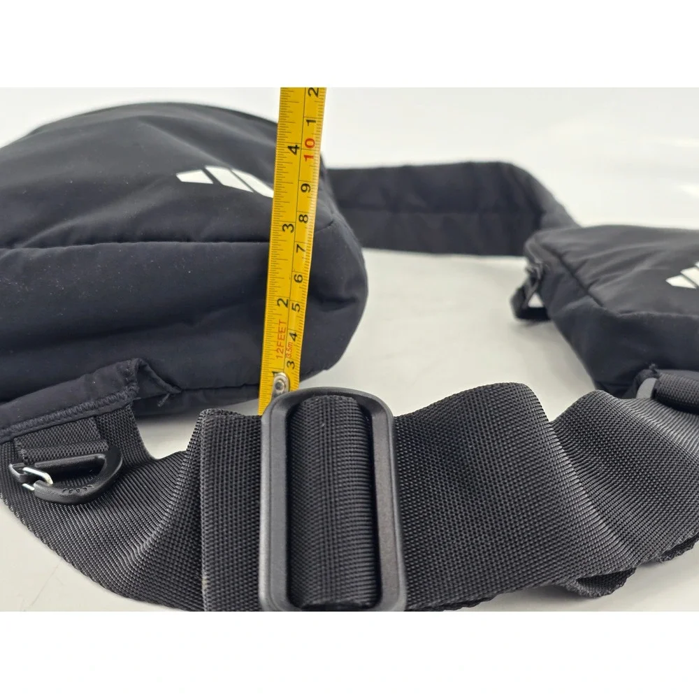 Adidas Sling Bag Unisex OS Black Crossbody Shoulder Backpack - Excellent